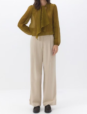 Pantaloni Reserved, bej