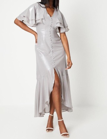 Rochie lunga Coast, argintiu