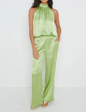 Pantaloni Pretty Lavish, verde
