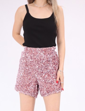 Pantaloni scurti Only, roz