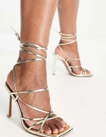 Sandale ASOS, auriu