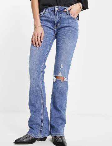 Blugi Free People, albastru