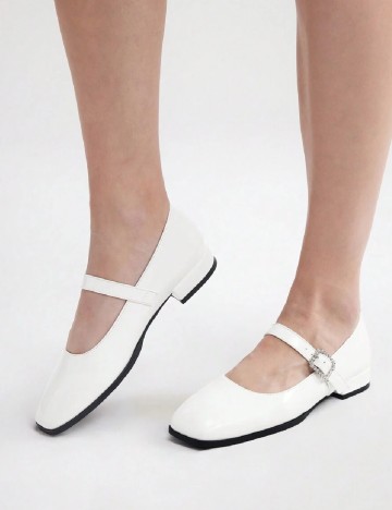 Pantofi SHEIN, alb