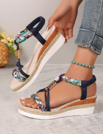 Sandale SHEIN, bleumarin