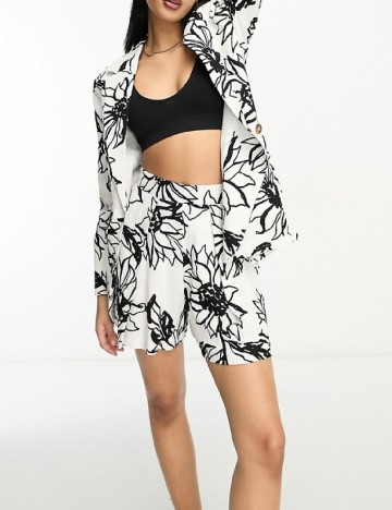 Pantaloni scurti ASOS, alb