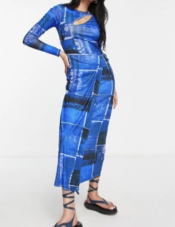 Rochie medie Top Shop, albastru