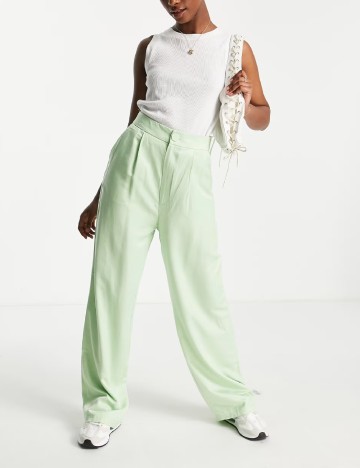 Pantaloni Stradivarius, verde