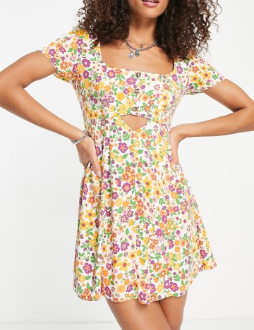 Rochie scurta ASOS, floral print