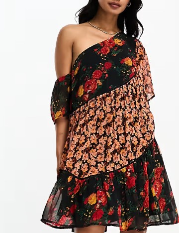 Rochie scurta ASOS, mix culori