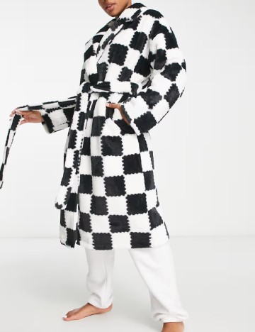 Halat ASOS, alb/negru