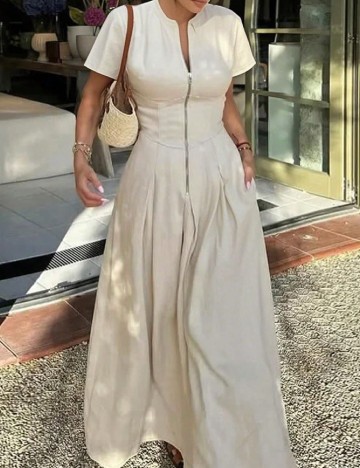 Rochie lunga SHEIN, bej