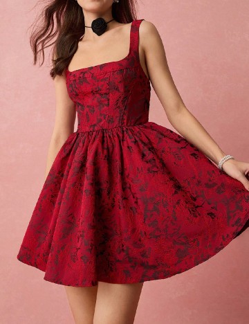 Rochie scurta SHEIN, rosu