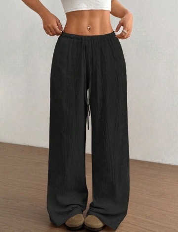 Pantaloni SHEIN, negru