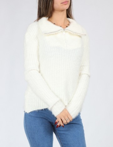 Pulover SHEIN, alb
