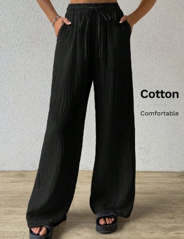 Pantaloni SHEIN, negru