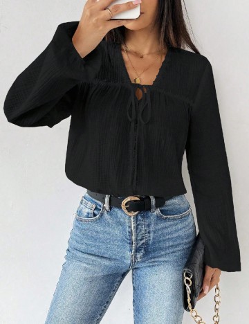 Bluza SHEIN, negru