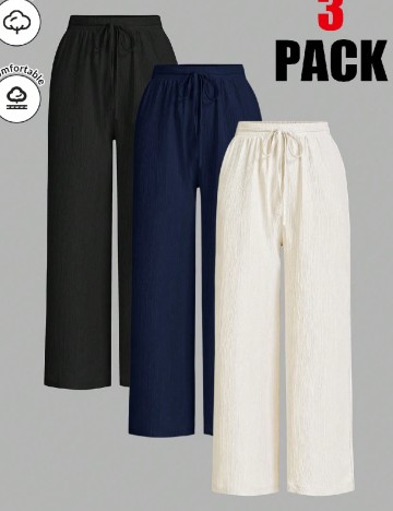 Set pantaloni 3 bucati SHEIN, mix culori