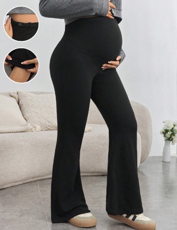 Pantaloni SHEIN Maternity, negru