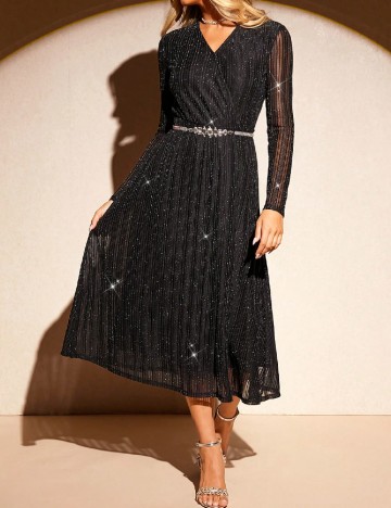 Rochie medie SHEIN, negru