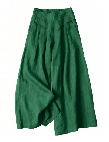 Pantaloni SHEIN CURVE, verde
