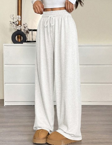 Pantaloni SHEIN, alb