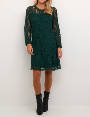 Rochie scurta Cream, verde