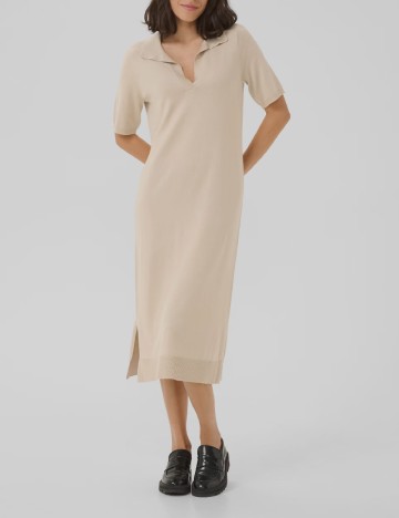 Rochie medie Kaffe, bej