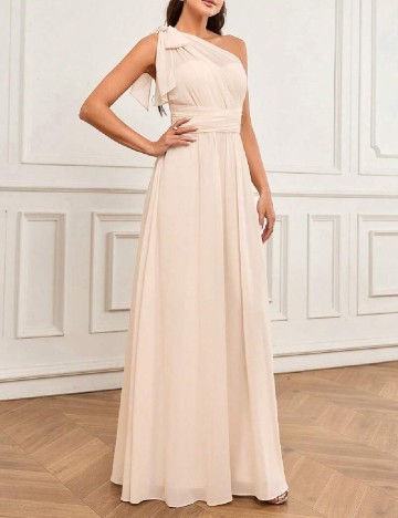 Rochie lunga SHEIN, crem