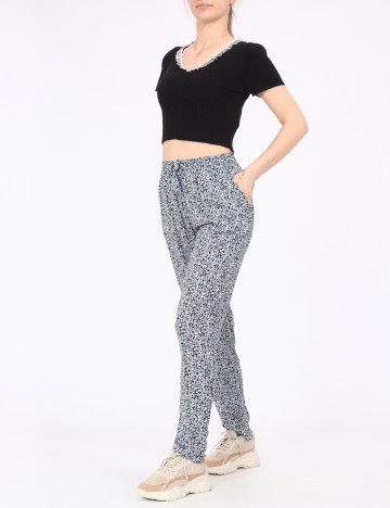 Pantaloni Hailys, bleumarin, S