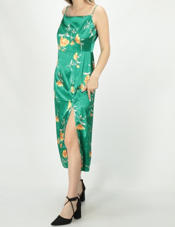 Rochie medie SHEIN, verde, S