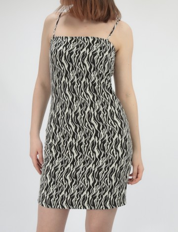 Rochie Scurta Vero Moda, alb/negru, M