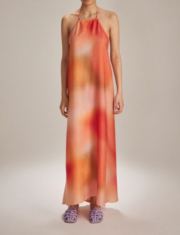 Rochie lunga Reserved, portocaliu, 34