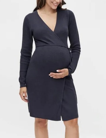 Rochie scurta Mamalicious, bleumarin, XS