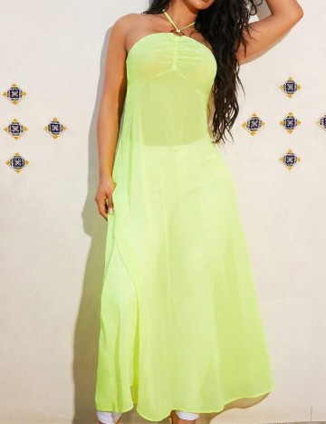 Rochie lunga SHEIN, verde