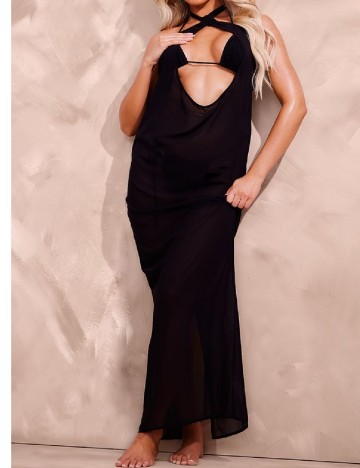 Rochie de plaja PrettyLittleThing, negru