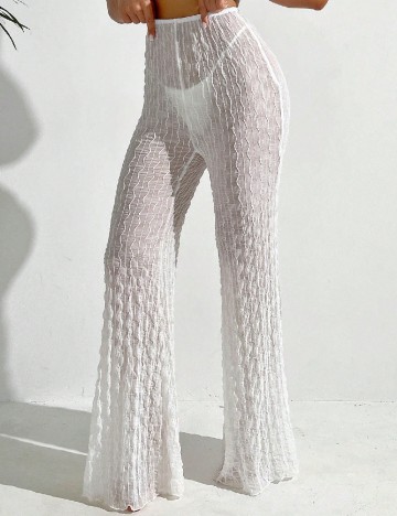 Pantaloni de plaja SHEIN, negru