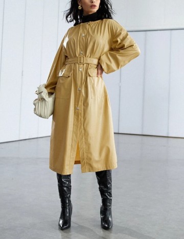Trench SHEIN, bej, XS