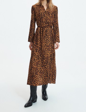 Rochie medie Reserved, animal print