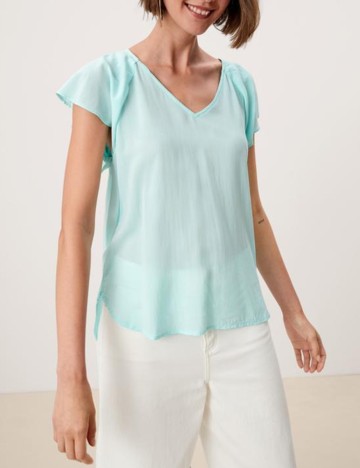 Bluza Q/S, turcoaz, 38