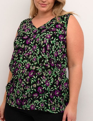 Bluza Kaffe Curve, negru