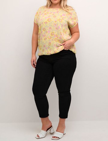 Bluza Kaffe Curve, galben