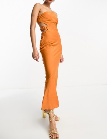 Rochie lunga ASOS, caramiziu