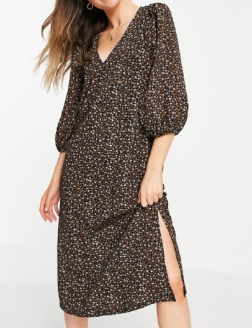 Rochie medie ASOS, floral print