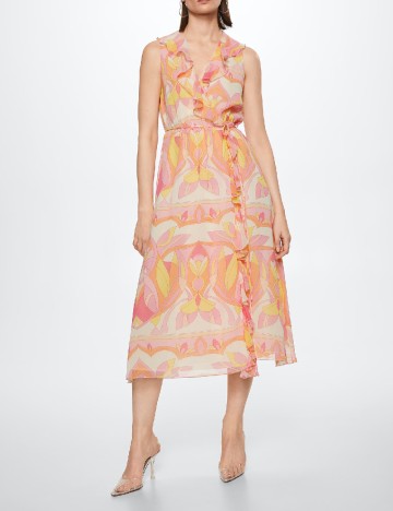 Rochie medie Mango, mix culori