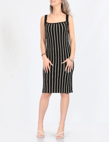 Rochie scurta Pieces, negru