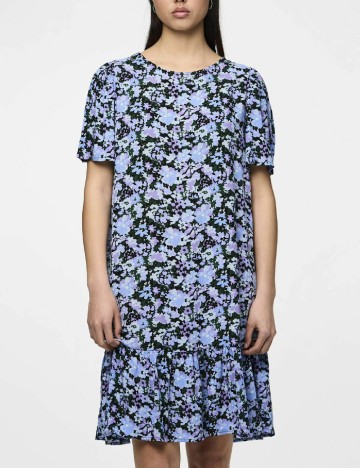 Rochie scurta Pieces, floral print