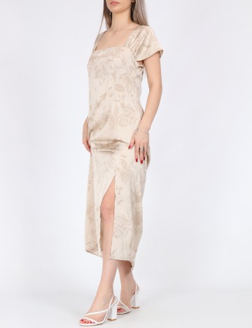 Rochie medie Vero Moda, bej