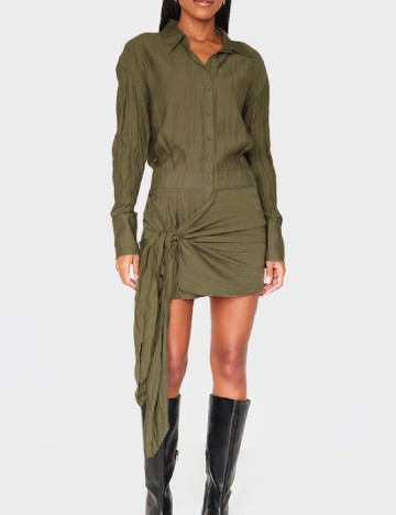 Rochie scurta PrettyLittleThing, verde