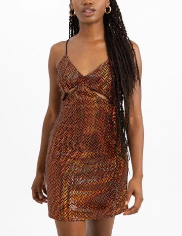 Rochie scurta Top Shop, mix culori