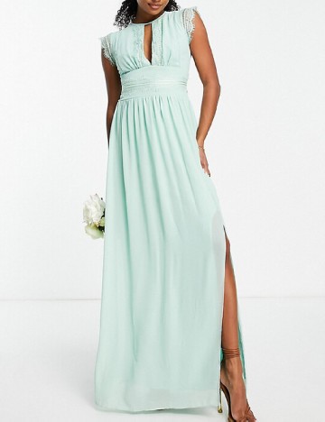 Rochie lunga TFNC London, turcoaz